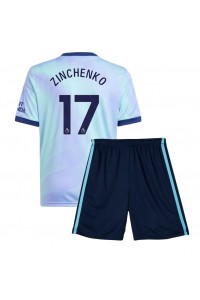 Arsenal Oleksandr Zinchenko #17 Babytruitje 3e tenue Kind 2024-25 Korte Mouw (+ Korte broeken)